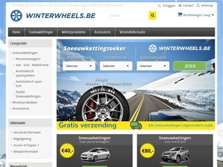 Winterwheels.be YOORshop Webhosting