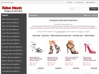 Boutique Talons hauts alojamiento web YOORshop