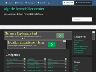 www.algerie-immobilier.center alojamiento web YOORshop