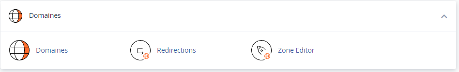 Gestionarea domeniului de către cPanel