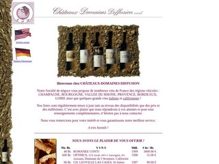 Chateaux Domaines Diff hosting web YOORshop