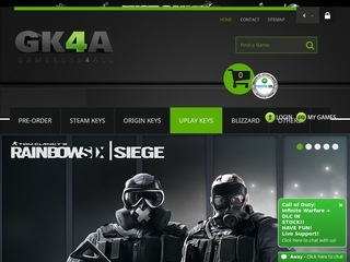 Gamekeys4all hosting web YOORshop
