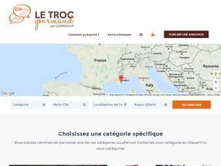 Le Troc Gourmand hosting web YOORshop