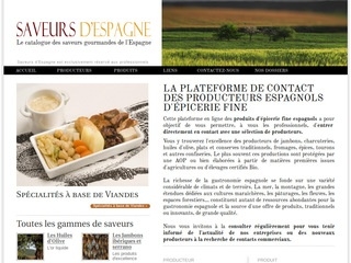 Saveurs Espagnoles hosting web YOORshop