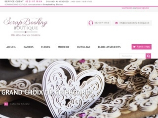 Scrapbooking-boutique hosting web YOORshop