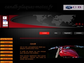www.candb-plaques-motos.fr hosting web YOORshop