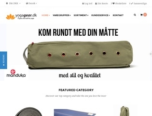 Yogagear.dk găzduire web YOORshop